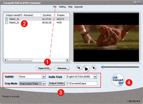 convert DVD to iPod video, transfer iPod video to iPod