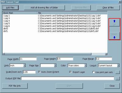 Convert DWG, DXF or DWF to PDF