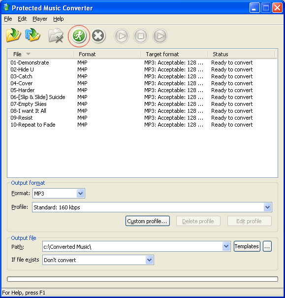 Conversion Drm Program Wma