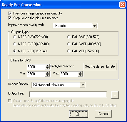 convert jpg to mpeg