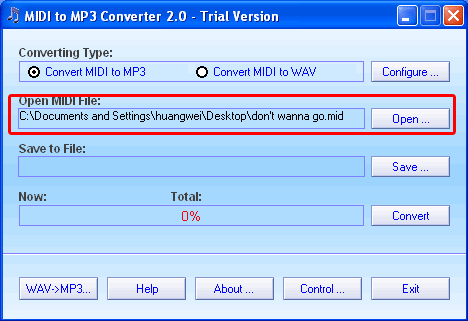 MIDI to MP3 Converter 