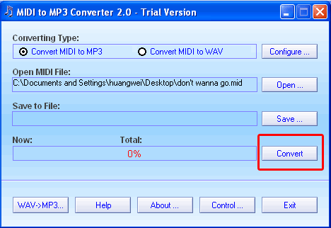 MIDI to MP3 Converter 