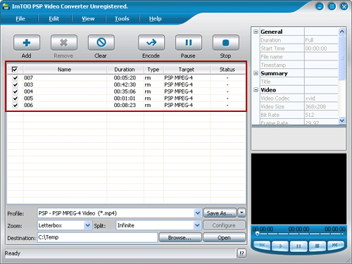 ImTOO PSP Video Converter  