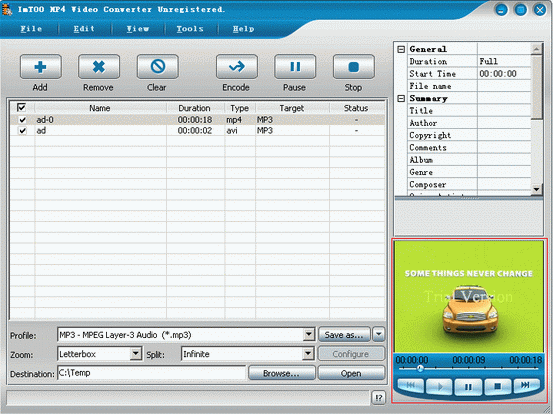 ImTOO MP4 Video Converter