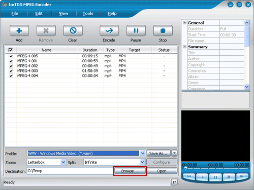 convert mp4 to wmv