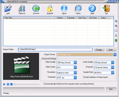 Allok MPEG4 Converter  