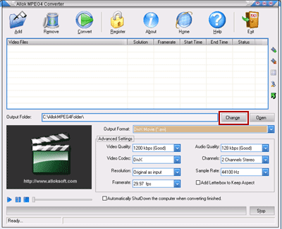 Allok MPEG4 Converter  