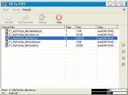 convert ps/eps document to Tiff with PS to Tiff Converter