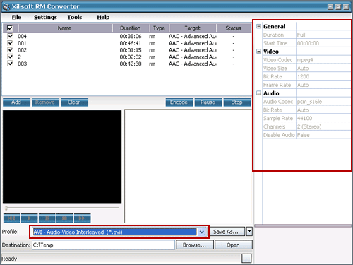 convert Real Media rm to avi with rm converter software