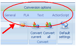 convert Flash SWF to FLA with Flash Decompiler