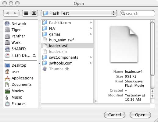 convert Flash SWF to FLA with SWF to FLA converter on Mac