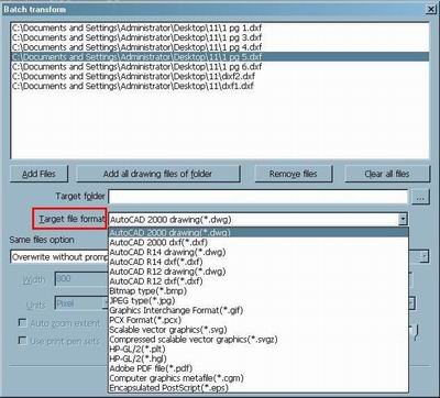 Convert TIFF, BMP, JPEG to DWG