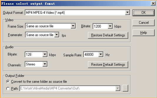 live MP4 Converter