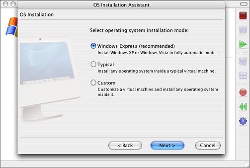 create a virtual machine for Mac