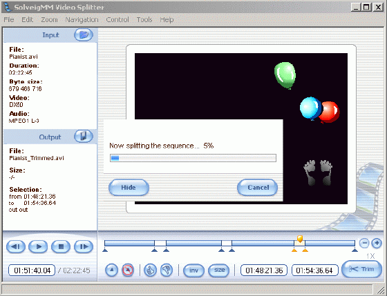 cut out commercials from video with Video cutter software