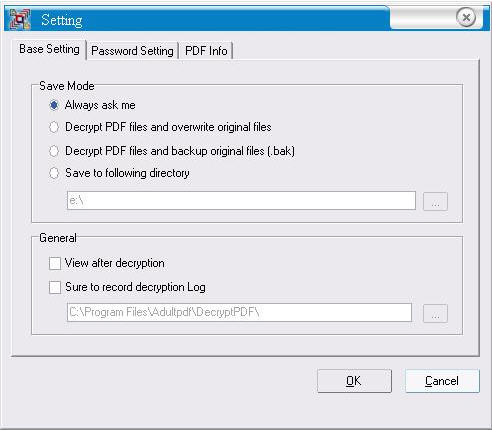 decrypt protected PDF files with PDF Password Recovery software
