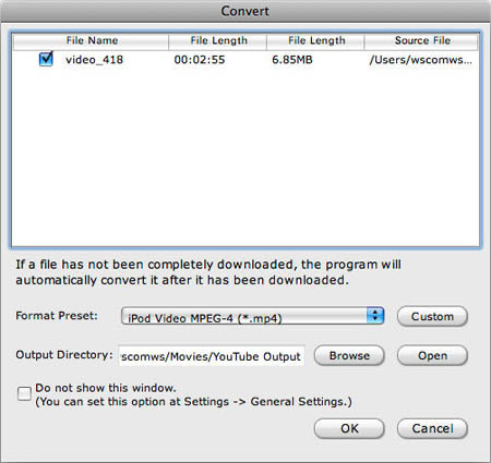 download and convert Youtube video on Mac