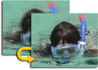 filter the interlaced video with EnhanceMovie