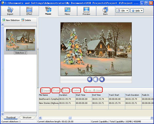 make DVD Christmas slideshow