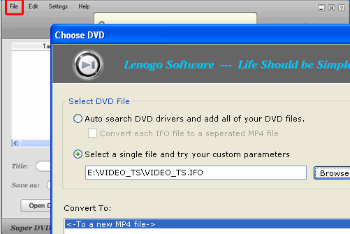 Super DVD to PSP Converter  