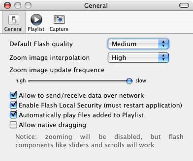 play flash swf and flv file on Mac