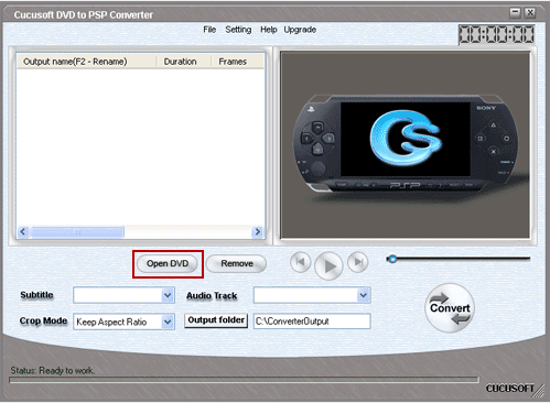 Cucusoft DVD to PSP Converter  
