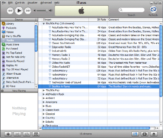 record iTunes radio stations onto iPod