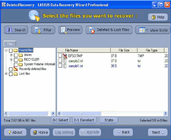 EaseUs DataRecoveryWizard  