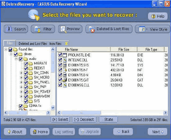 EaseUs DataRecoveryWizard  