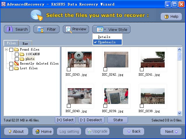 recover deleted or lost photos, images and pictures