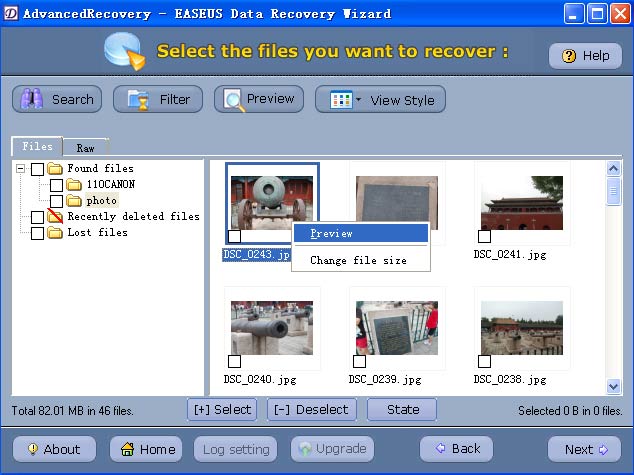 recover deleted or lost photos, images and pictures