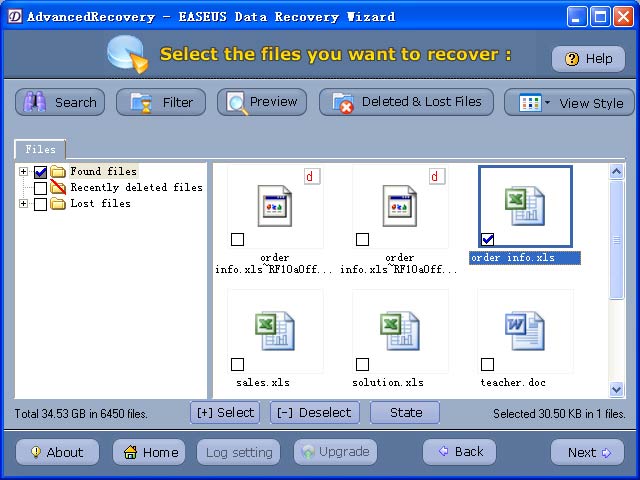 Recover lost deleted excel file
