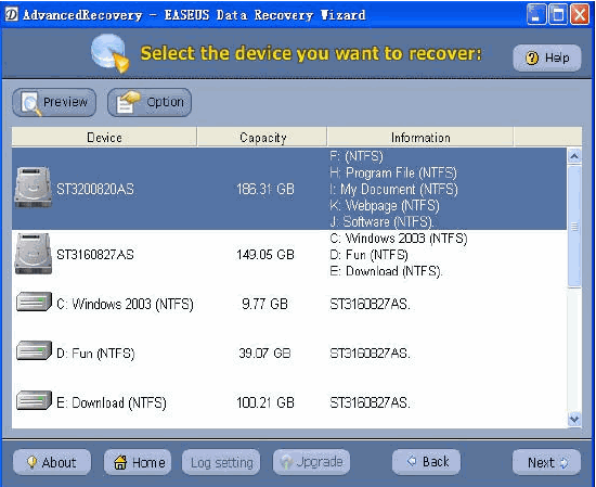 EaseUs DataRecoveryWizard  