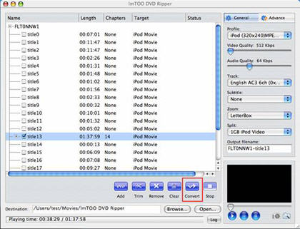 rip/convert DVD to 3GP2 M4A OGG AC3 AAC RA AU