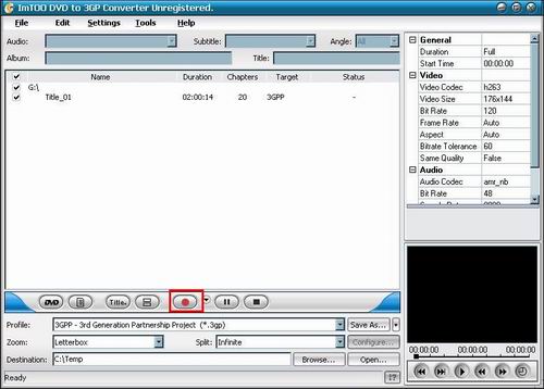 ImTOO DVD to 3GP Converter