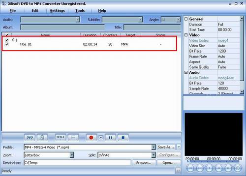 Xilisoft DVD to MP4 Converter