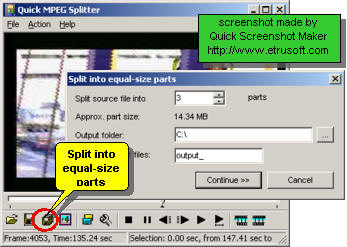 Quick MPEG Splitter