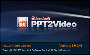 Acoolsoft PPT2Video Converter