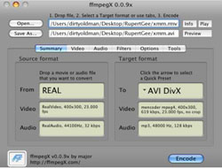 ffmpegX for Mac