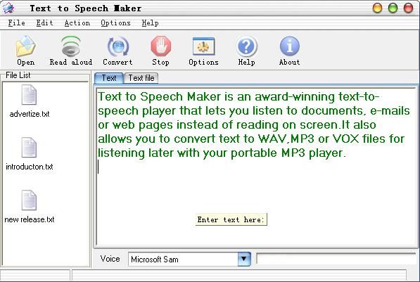 Text to Speech Maker 