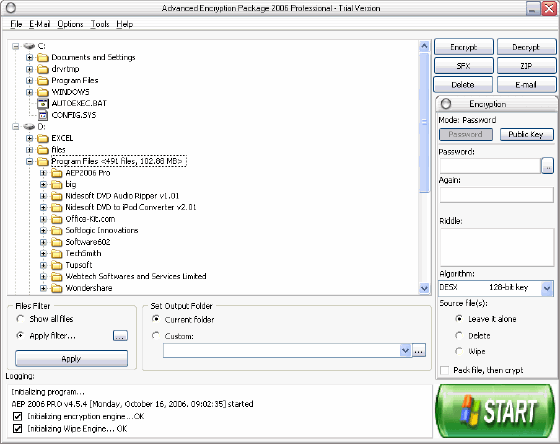Advanced Encryption Package