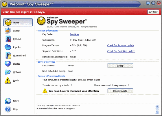 webroot spyweeper