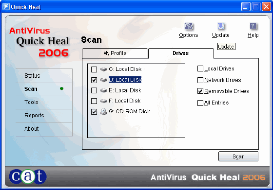 Quick Heal Scan