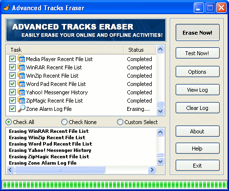 Clean up unwanted files - Advanced Tracks Eraser