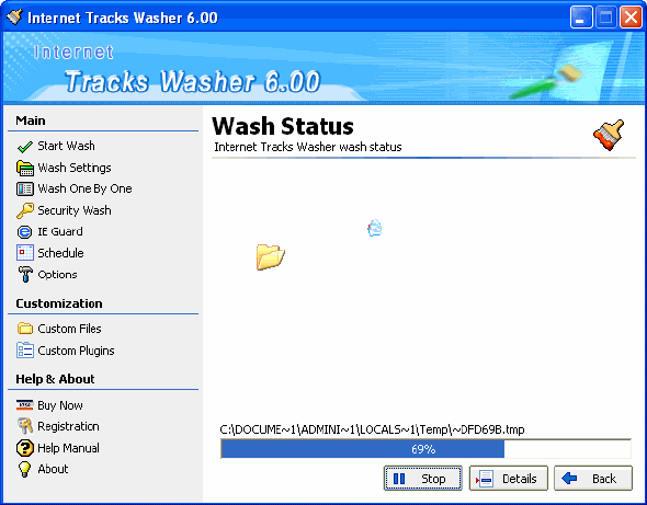 Wash tracks - Internet Tracks Washer