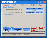 The Screenshot of RealTime Cookie & Cache Cleaner