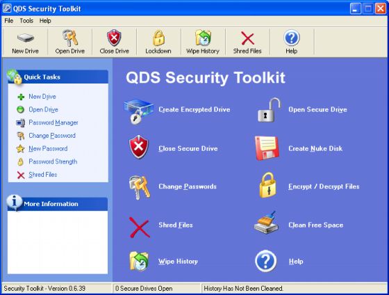 The Screenshot of Security Toolkit