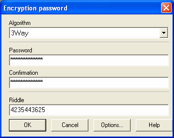 The Screenshot of Abacre File Encryptor