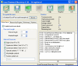 Main window - Excel Password Recovery