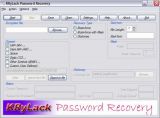 The Screenshot of KRyLack Password Recovery